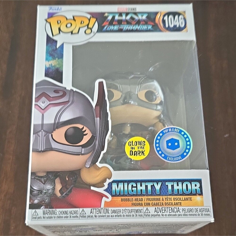 Funko Pop! Vinyl: Marvel Mighty Thor Glow in the Dark - Pop In A Box #1046